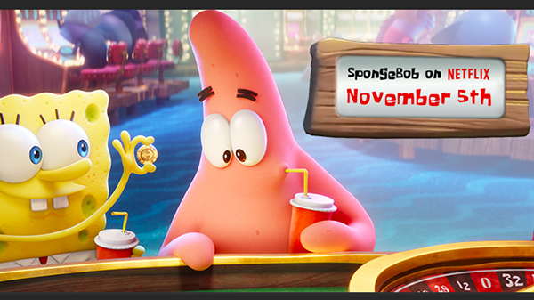 THE SPONGEBOB MOVIE: SPONGE ON THE RUN – NOW ON NETFLIX!