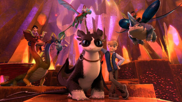 THE FIRST SEASON OF DRAGONS: THE NINE REALMS IS AVAILABLE ON HULU AND PEACOCKS!