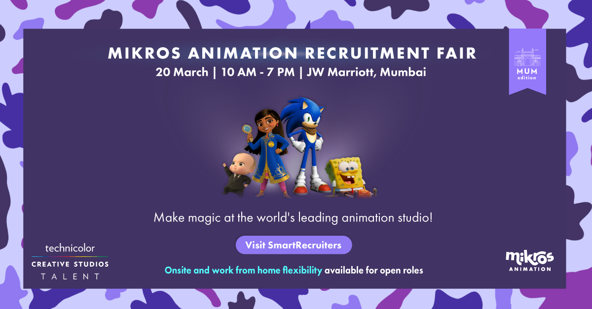 Mumbai Recruitment Fair - Mikros Animation
