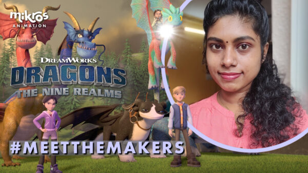 MEET THE MAKERS | Vinotha Sivakumar, ARTISTE ANIMATRICE, PARLE DE SON EXPERIENCE SUR LA SERIE DRAGONS: LES NEUF ROYAUMES