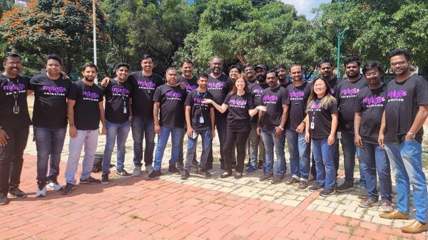 Andrea Miloro & Lori Wong meet Mikros Animation Bangalore