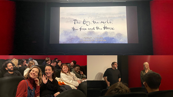A private screening for the Mikros Animation Paris teams