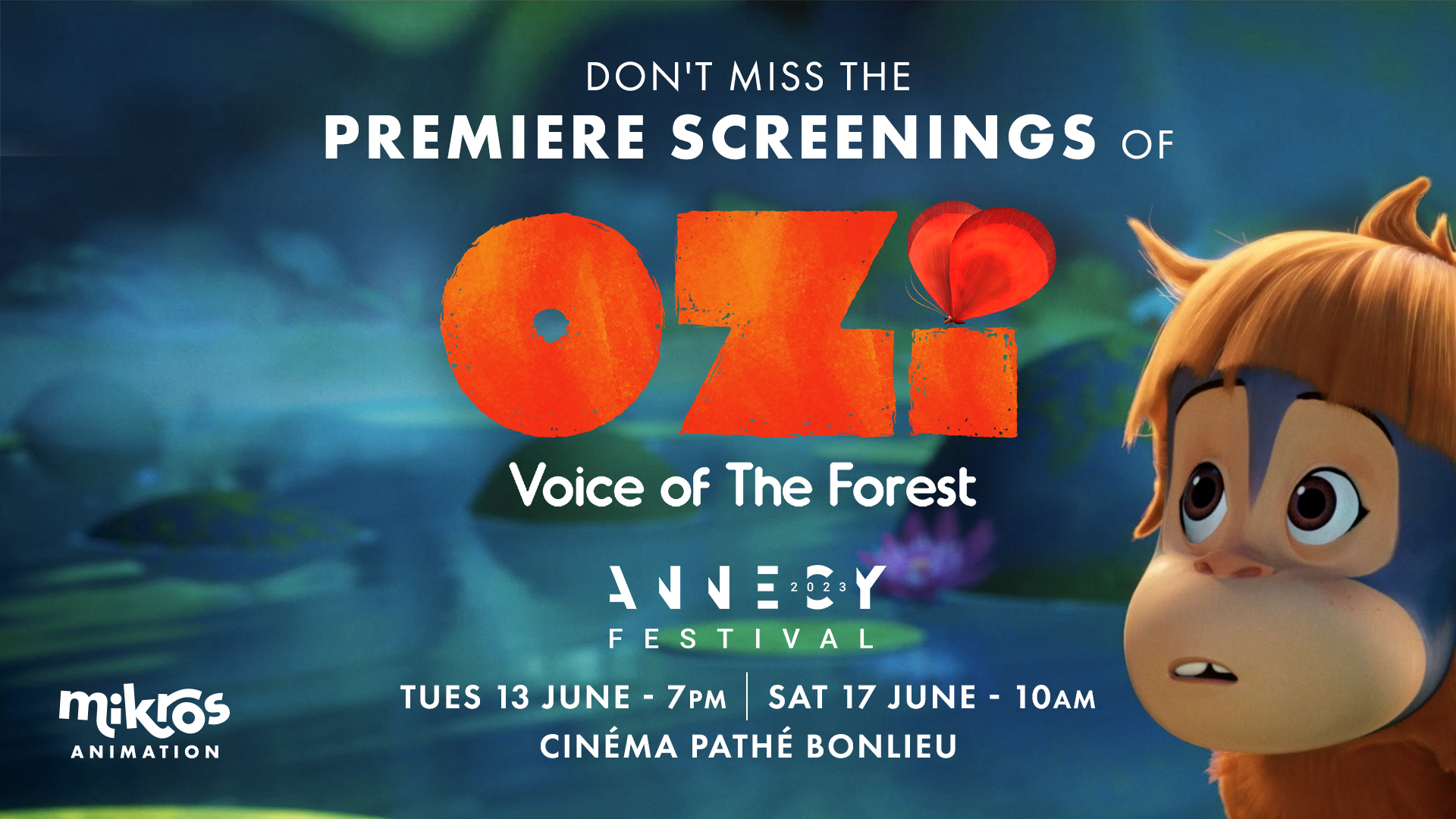 Ozi Screening at Annecy Film Festival - Mikros Animation