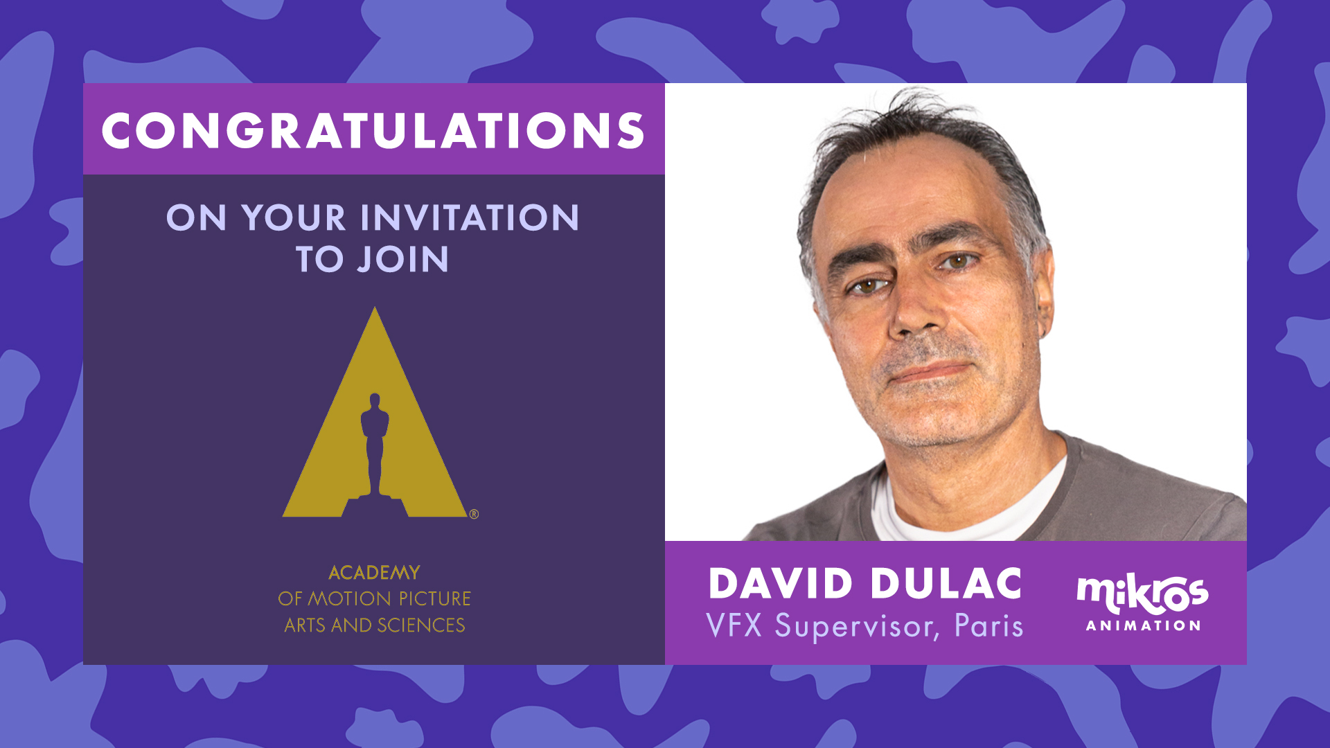 david dulac Oscars Academy