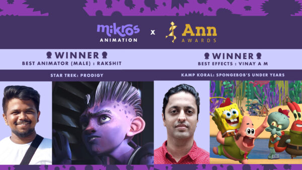 Two Ann Awards for Mikros Animation teams in Bangalore