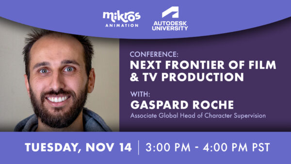 Gaspard Roche at Autodesk University 2023 @ Las Vegas