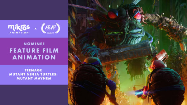 Teenage Mutant Ninja Turtles: Mutant Mayhem Finaliste aux AEAF Awards 2024