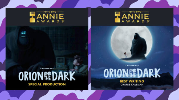 Mikros Animation félicite DreamWorks Animation pour le succès de Orion and The Dark aux Annie Awards.